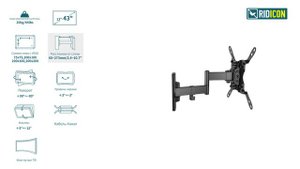 Ridicon FM876. Установка и особенности наклонно-поворотного кронштейна Ridicon FM876