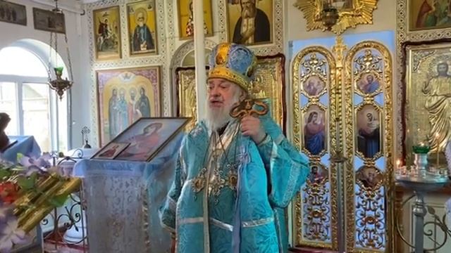 Казанская икона Божией Матери. ст. Отрадная РПАЦ. 21.07.2023 г смотреть онлайн