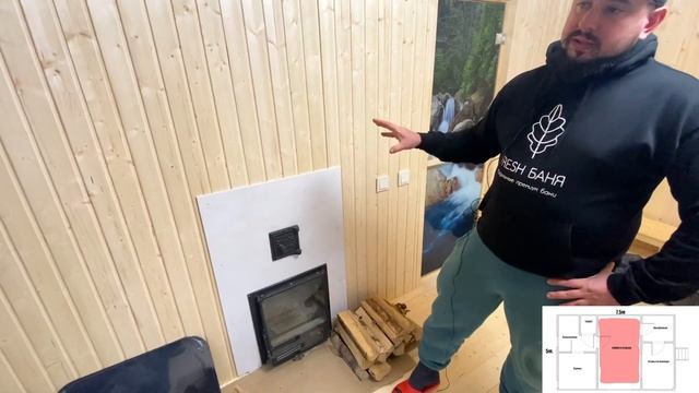 Обзор fresh бани 5 на 7.5м. Настоящая Русская баня. Каркасная баня. Баня под ключ. смотреть онлайн