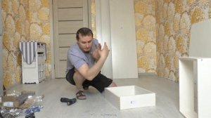 как поднять и установить тяжелую антресоль!рыжий кот мешает работать! монтаж спальни