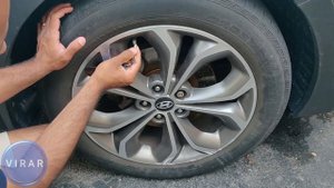 How to Check Tire Pressure - Hyundai Santa Fe (2013-2018)