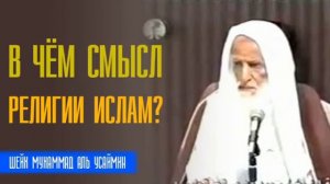 В ЧЁМ СМЫСЛ РЕЛИГИИ ИСЛАМ (ШЕЙХ МУХАММАД АЛЬ УЛЕЙМАН)