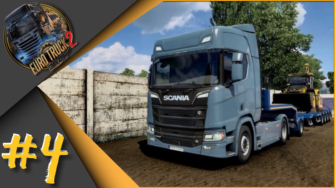 #4 Euro Truck Simulator 2 - Путь со дна! Ночной "забег"...