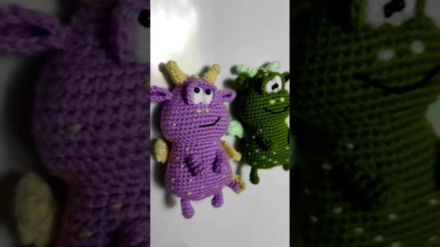 Дракон?✨вязаный крючком✨ магнит на холодильник ?✨ смотреть онлайн