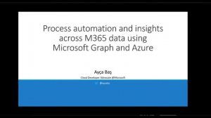 Process automation and insights across M365 data using Microsoft Graph and Azure