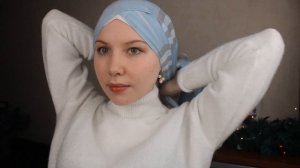 Как легко и красиво завязать палантин на голову ?