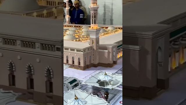 madina sharif model ,masjid nabawi , madina kahan per sthit hai