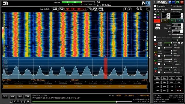 26.05.2020 09:04UTC, [Es], Предположительно Ö1, Австрия, 90.9МГц