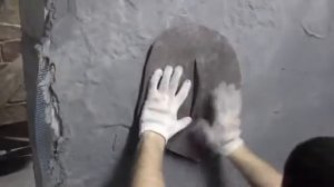 Штукатурка под сланец.