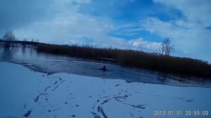 как проваливаются под лед