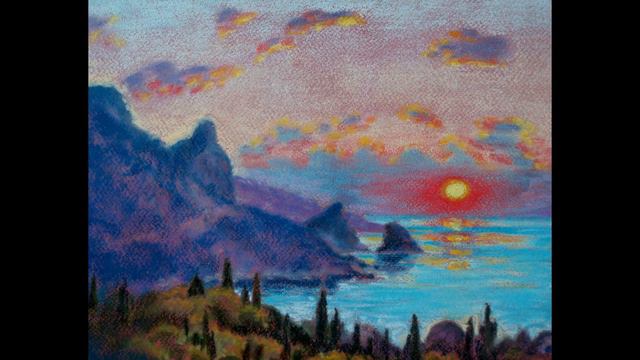 Работы сухой и масляной пастелью Ткалич Леси смотреть онлайн