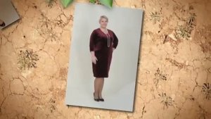 Платья из бархата для полных 2014 / Dresses of velvet for chick 2014