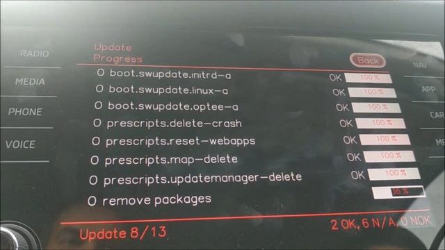 Skoda Kodiaq 21 м г  Mib3 новая прошивка 0276
