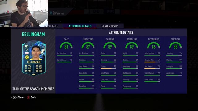 WHAT A CARD! TOTS MOMENTS JUDE BELLINGHAM (91) SBC! FIFA 21 ULTIMATE TEAM! смотреть онлайн