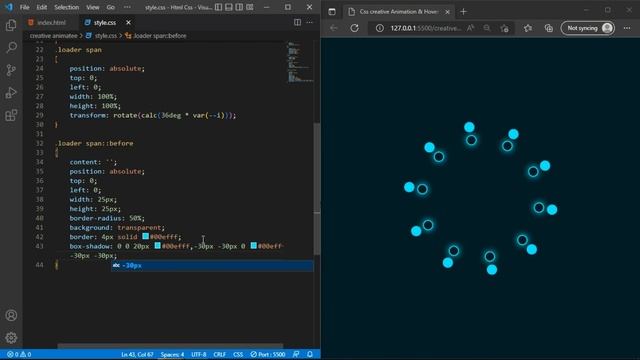 CREATIVE EFFECT LOAD ANIMATION @OnlineTutorialsYT @uzzbe_dls | PROGRAMING GROUP | #25 day смотреть онлайн