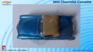 1955 Chevrolet Corvette, ATM / ERTL No. 6210 1/25 Scale Model Kit Build