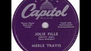 MERLE TRAVIS Jolie Fille CAPITOL 1954