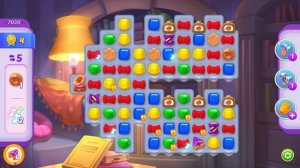 HomeScapes Дворецкий №747 (уровни 7025-7038) Сон Остина и начало ремонта в Зале для Чаепития