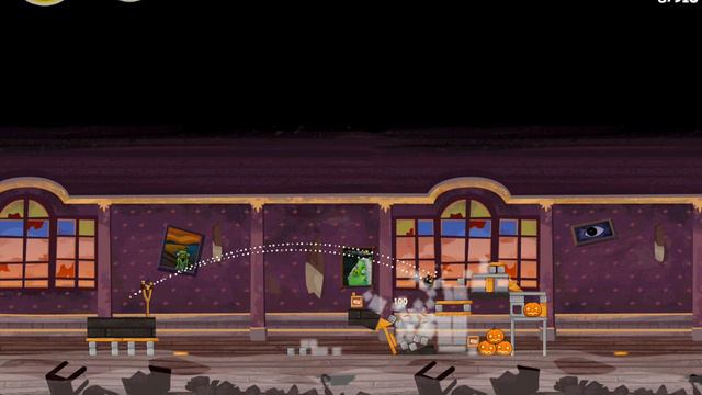 Angry Birds Seasons - Season 3 - Haunted Hogs 1-5 Three star Walkthrough смотреть онлайн