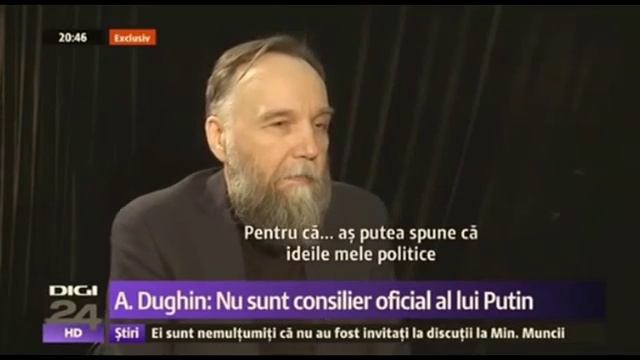 Alexandr Dugin in Bucharest: NATO has to be destroyed, Vladimir Putin is forever.