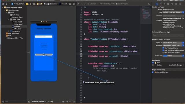 IOS Xcode Async Tutorial WEEK 3 Lab смотреть онлайн