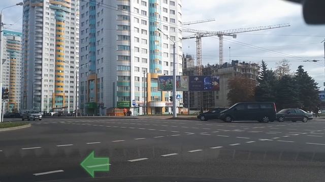 Маршруты ГАИ. Развороты на сложных перекрестках ул. Семашко г.МИНСК смотреть онлайн
