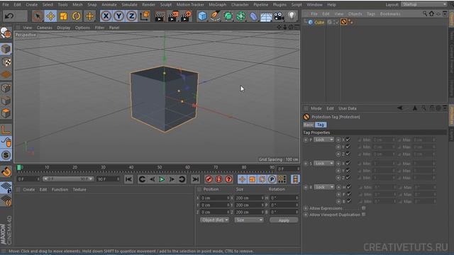 Бесплатный видеокурс по Cinema 4D - Урок 7 - Теги (Tags) в Cinema 4D смотреть онлайн