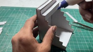 how to make staircase in cardboard