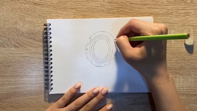 Как нарисовать фишку карандашом | Рисунок для начинающих поэтапно