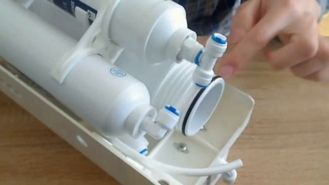 Встановлення мембрани. Установка мембраны. Осмос. Фильтр для воды