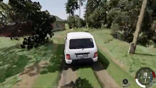 ДОЕХАТЬ До БАБУШКИ! Застряли В ДЕРЕВНЕ! - BeamNg Drive