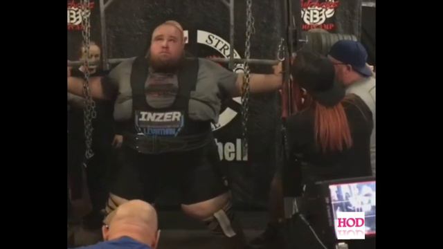 World Record Squat - Nathan Baptist - 594.6kg 1311lb