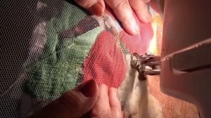 Лоскутная пицца!Картина из текстильного мусора,  мелких обрезков ткани своими руками!