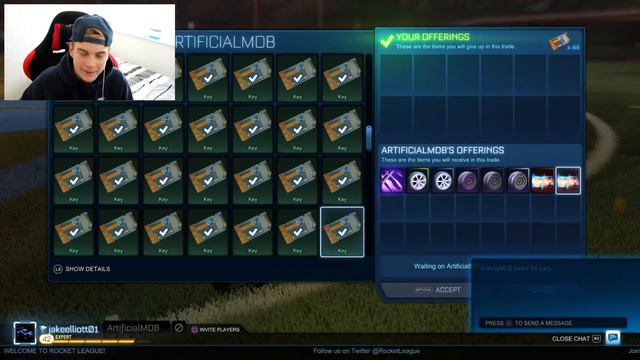 BUYING PickaPixels WHOLE INVENTORY!!! 400 KEYS BIGGEST TRADE IN ROCKET LEAGUE With PickaPixel смотреть онлайн