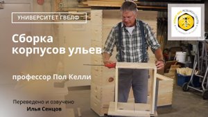 Сборка корпусов ульев Университет г.Гвелф, Онтарио, Канада
