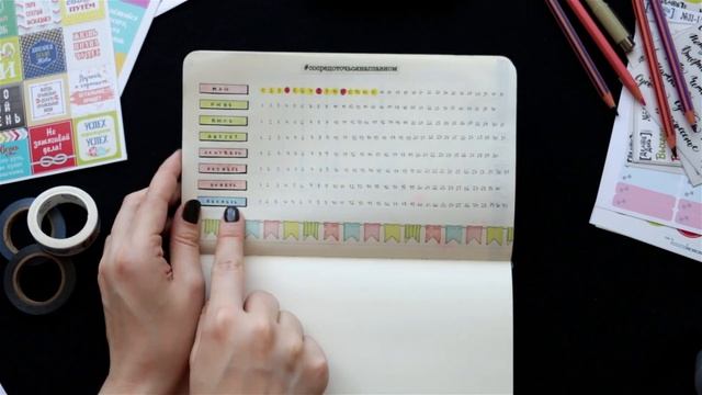 КАК Я ВЕДУ ЕЖЕДНЕВНИК MOLESKINE? | Планирование и оформление ежедневника ✨ МАЙ | BULLET JOURNAL