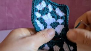 TUTORIAL- Sciarpa infinity con mattonelle in stile granny