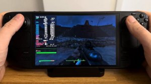 Fallout 4 Steam Deck OLED 90fps gameplay my settings