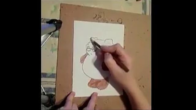 Как нарисовать Винни Пуха Мультик раскраска для малышей смотреть онлайн