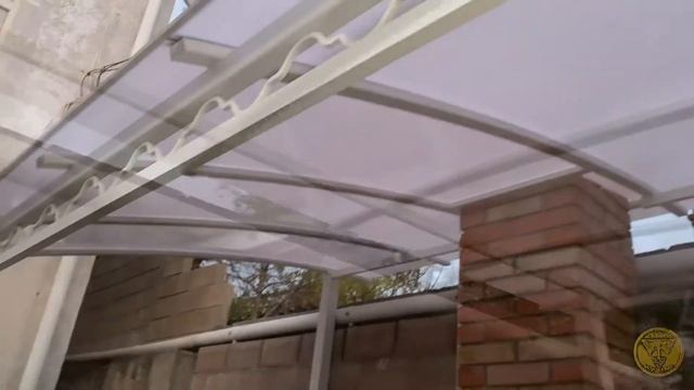 Облегчённый металлический навес |  Кузня Комаричева смотреть онлайн