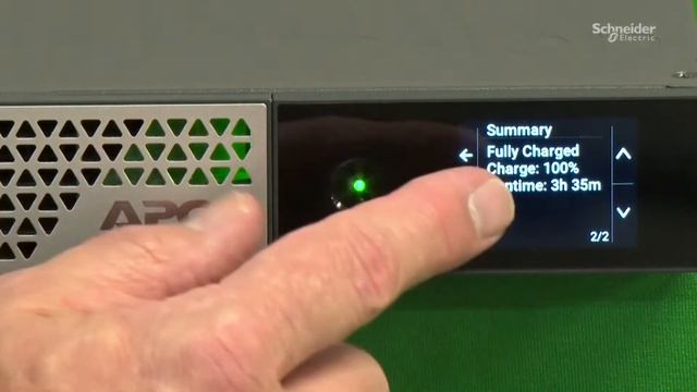 APC Smart-UPS Ultra 3kW - How to check battery status details смотреть онлайн