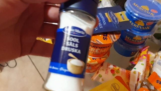 Закупка продуктов в Эстонии.Цены и Чек.Покупка еды.Обзор продуктов.Товар по скидкам в магазине.Влог