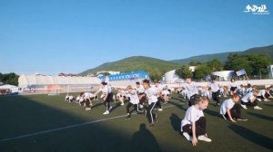 Флешмоб активистов РДШ под песню «Зажигай» Дениса Майданова