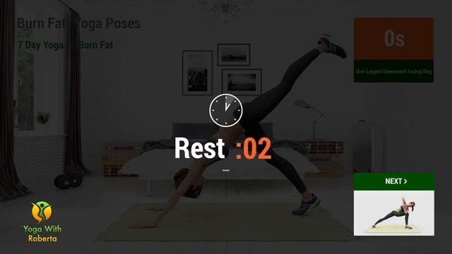 7 дневных поз йоги для сжигания жира дома смотреть онлайн