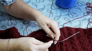 Ложная кеттлёвка. Обвязка горловины резинкой 2 на 2. Закрытие петель с накидом. Пальто для Светланы