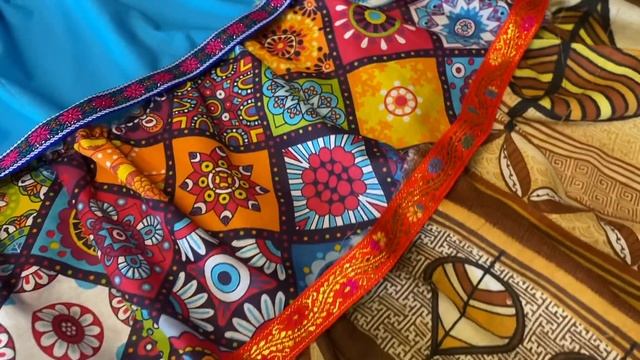 ЛОСКУТНАЯ ЮБКА ИЗ ПОЛОСОК GIPSY STYLE