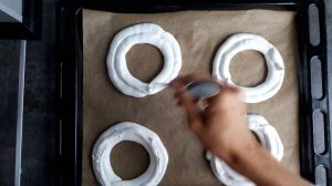 Пирожное Павлова веганский, постный рецепт