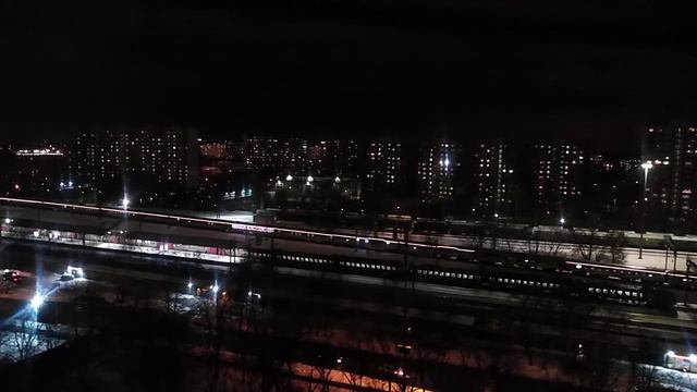 2023. Паровоз на Ярославской жд в сторону Москвы. смотреть онлайн