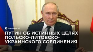 Путин об истинных целях польско-литовско-украинского соединения
