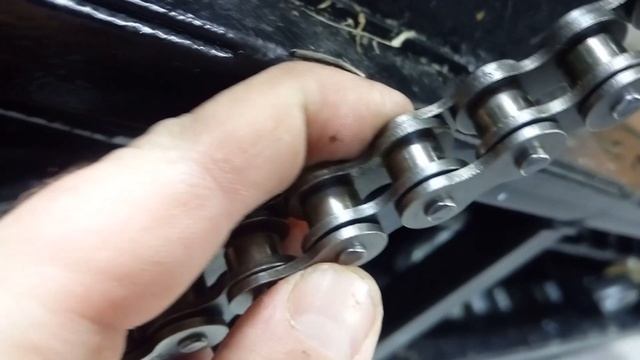 Замена цепи буксировщика на усиленную